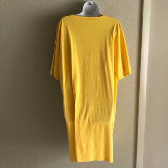 NWT 100% cotton Oversize T-Shirt Coverup - Picture 9 of 10